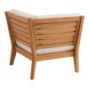 Soha Teak Armless Chair and Corner Chair