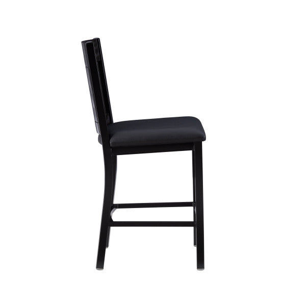 Cleo Black Counter Stool