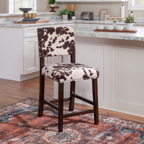 Corey Cow Print Stool