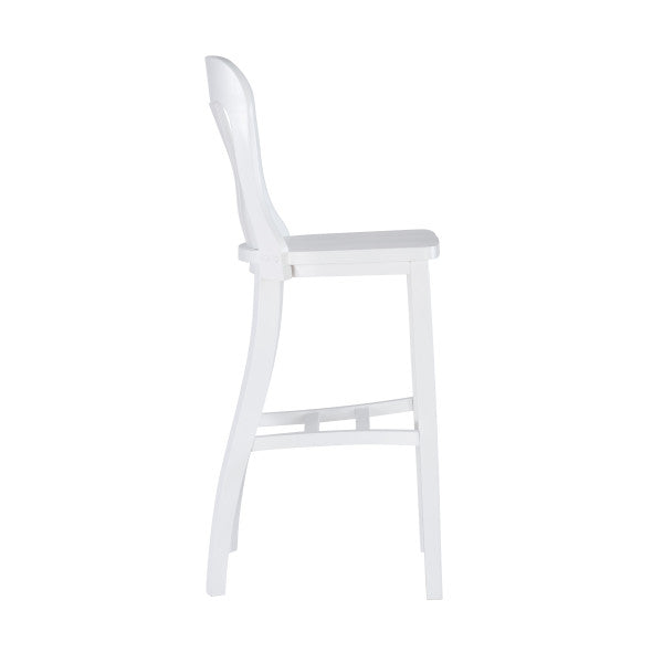 Norman White Bar Stools (Set of 2)