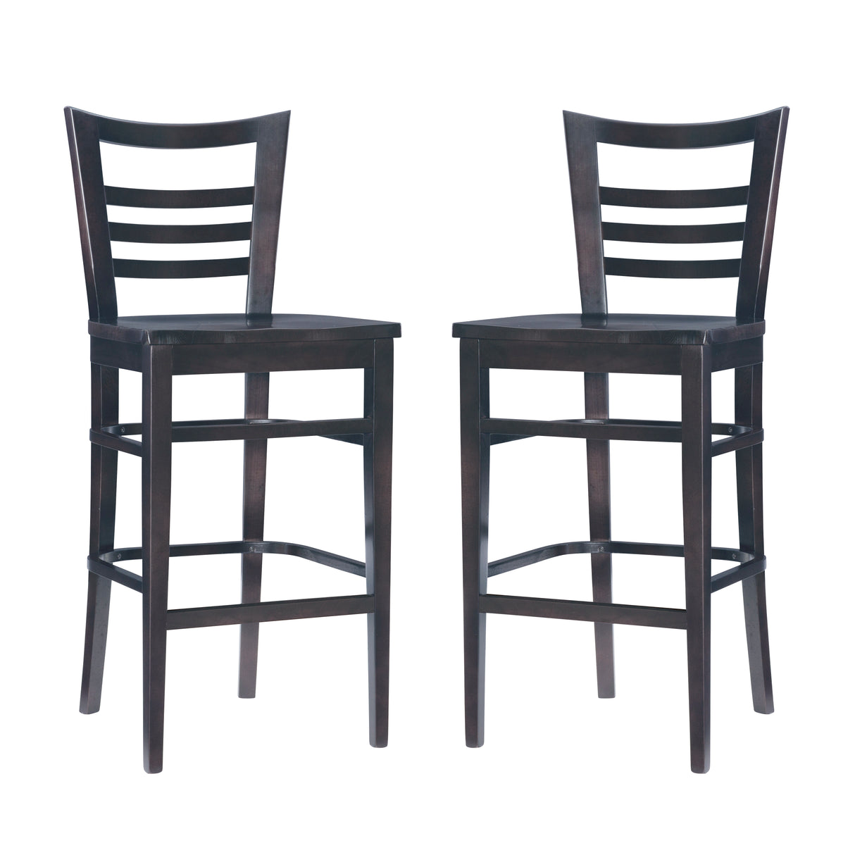 Brit Brown Bar Stools (Set of 2)