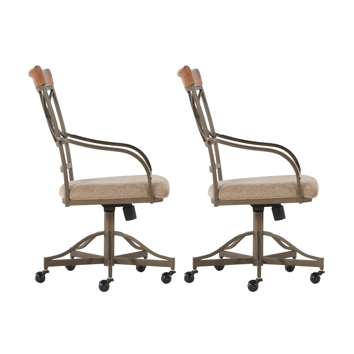 Hamilton Swivel Arm Chair (Set of 2)