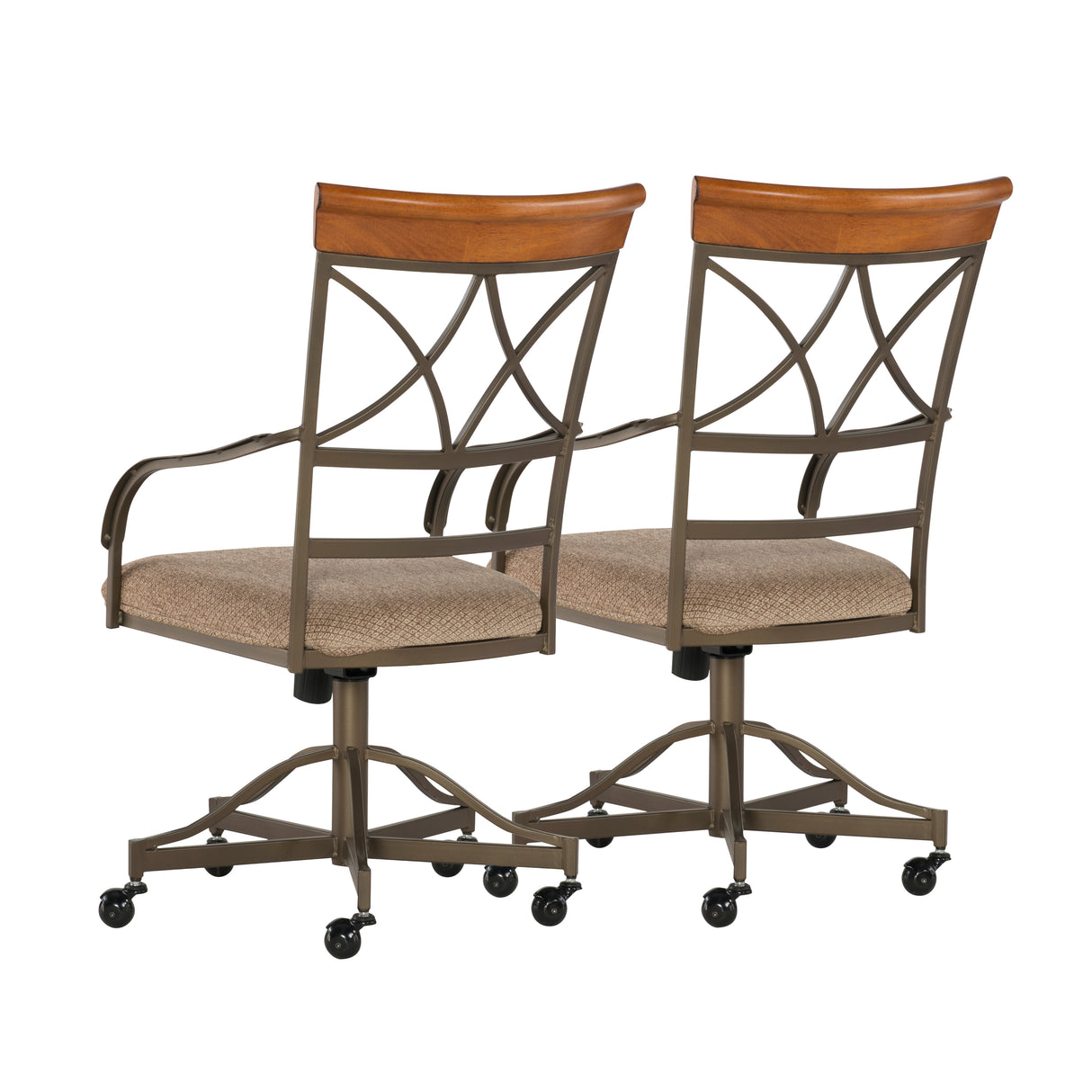 Hamilton Swivel Arm Chair (Set of 2)