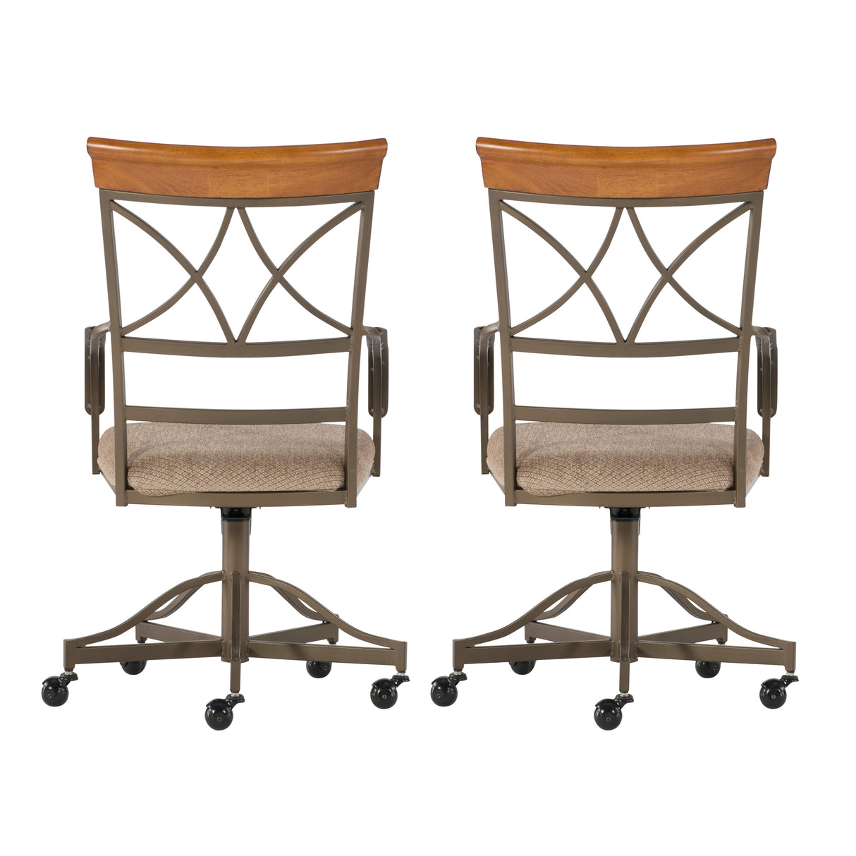 Hamilton Swivel Arm Chair (Set of 2)
