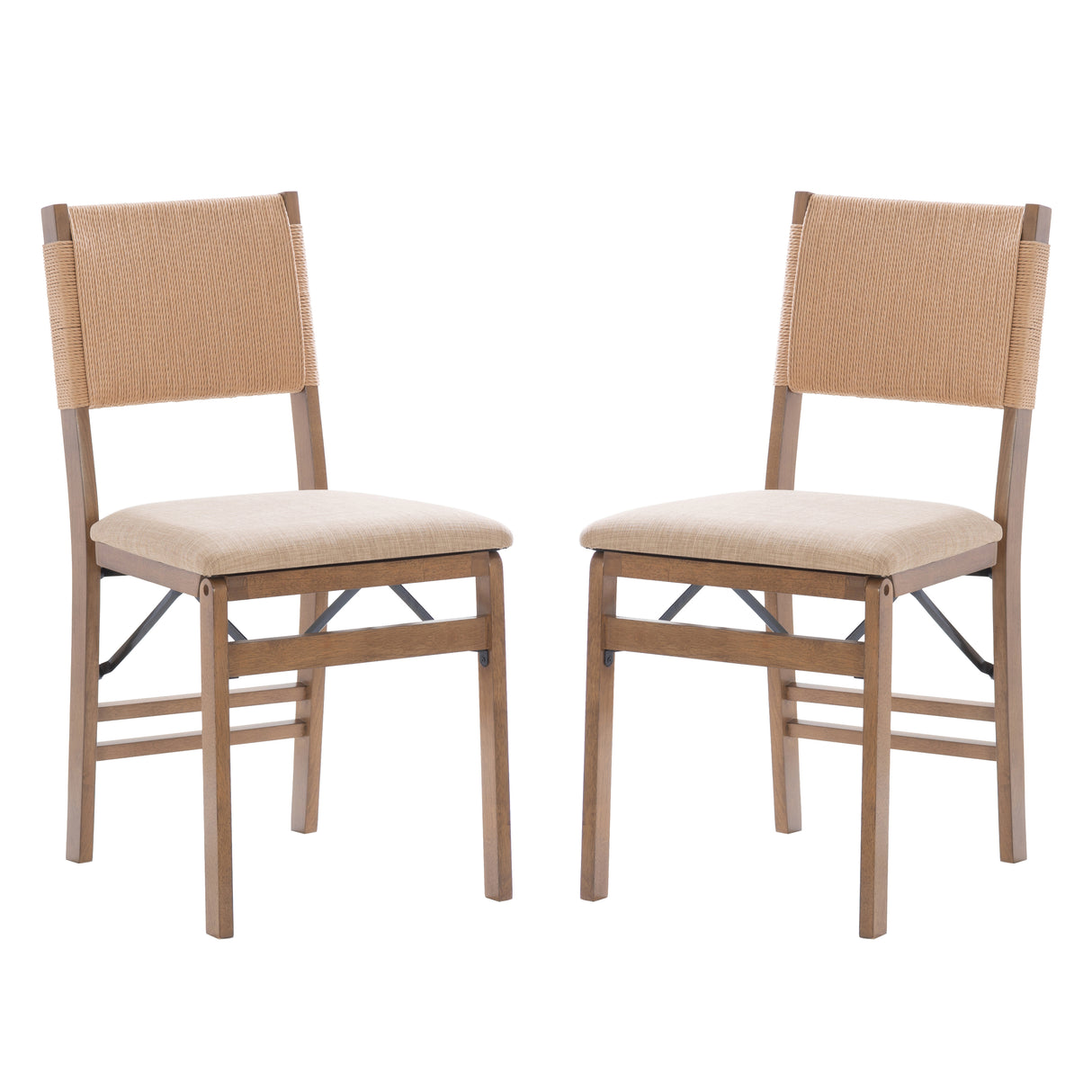 Black Rope Folding Chair