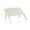 Adirondack Outdoor Ottoman