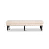 Isabelle Linen Bench 62In
