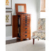 Anna Lee Oak Jewelry Armoire