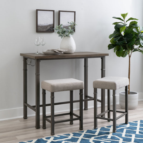 Austin 3 Piece Faux Leather Set