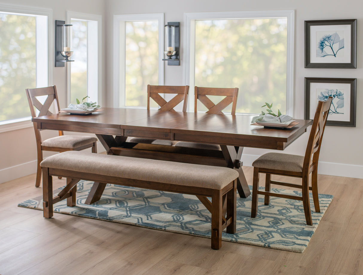 Kraven Dark Hazelnut Dining Set