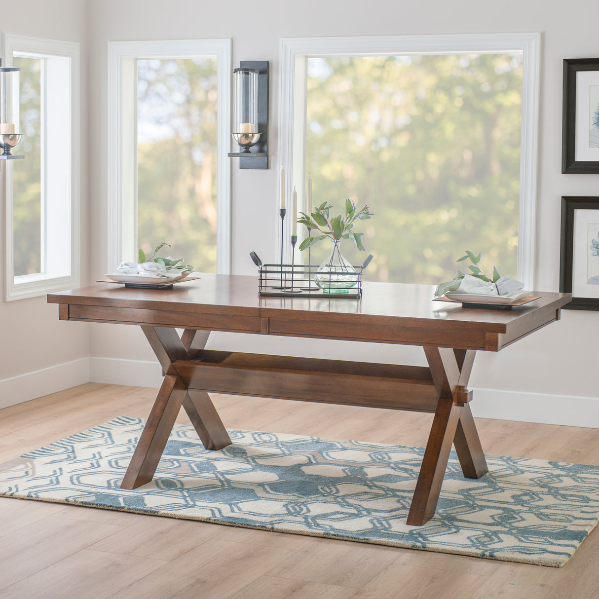 Kraven Dark Hazelnut Dining Table
