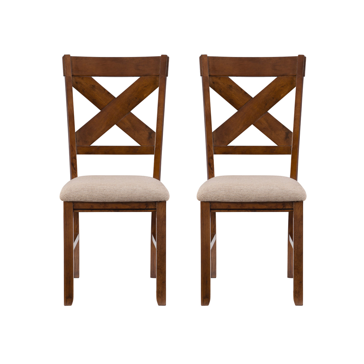 Kraven Dark Hazelnut Dining Side Chair (Set of 2)