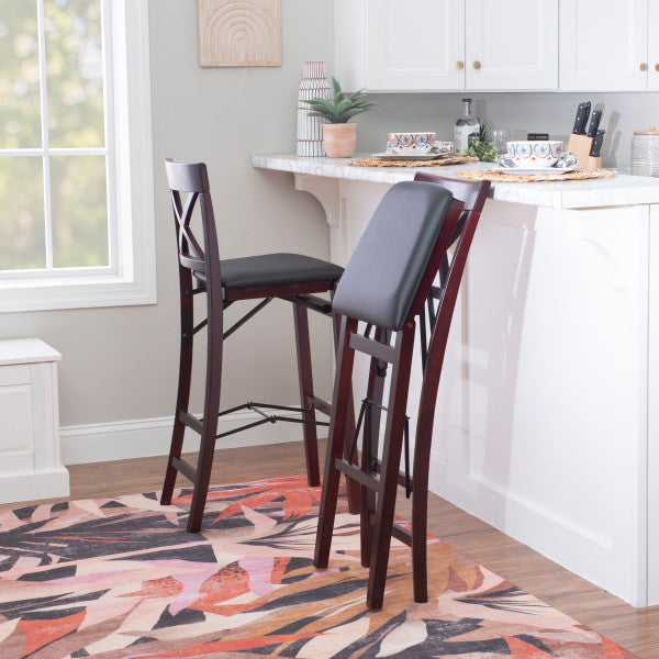 Triena X Back Folding Stool