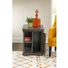 Mission Gray Side Table