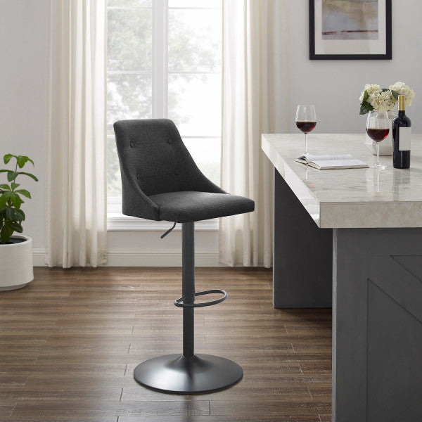 Bruce Gray Adjustable Bar Stool