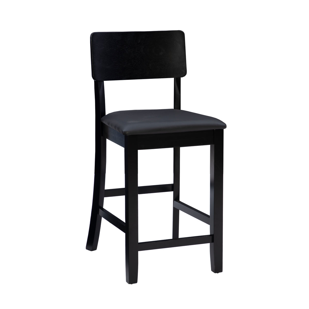 Torino Black Contemporary Stool