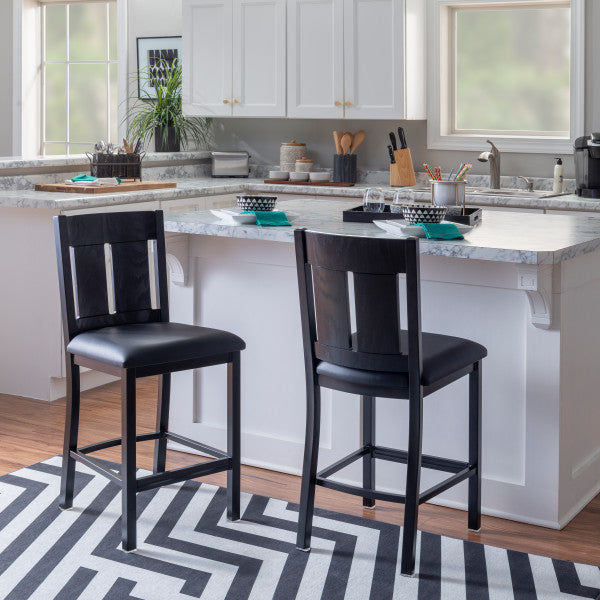 Cleo Black Counter Stool