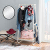 Claira Pewter Clothing Rack Short