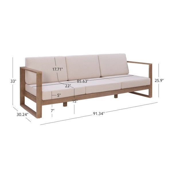 Brinley 3 Seater Outdoor Sofa