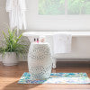 Salma Bright White Side Table