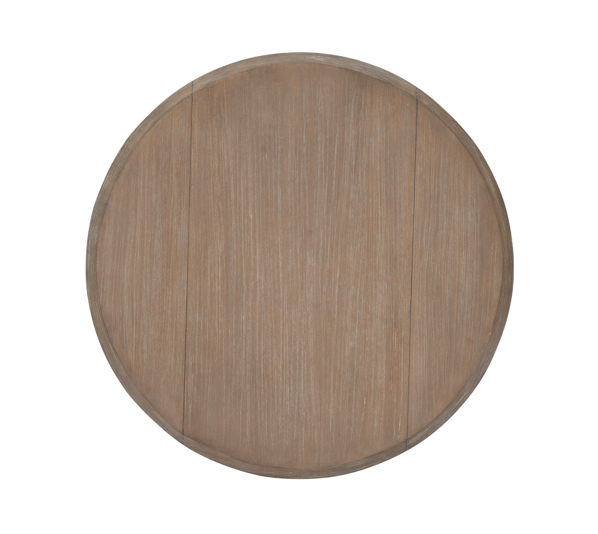 Torino Gray Wash Round Drop Leaf Table