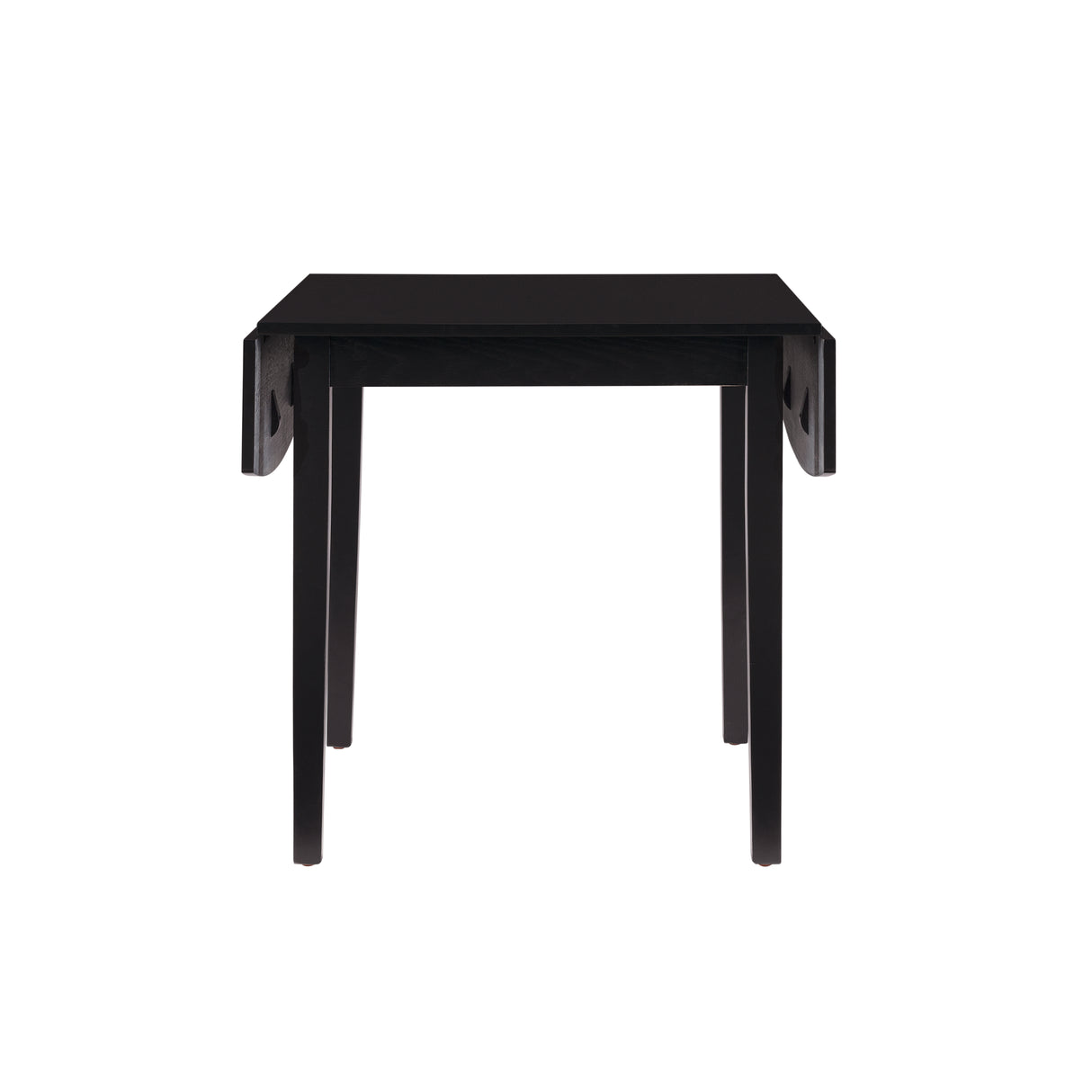 Torino Black Square Drop Leaf Table