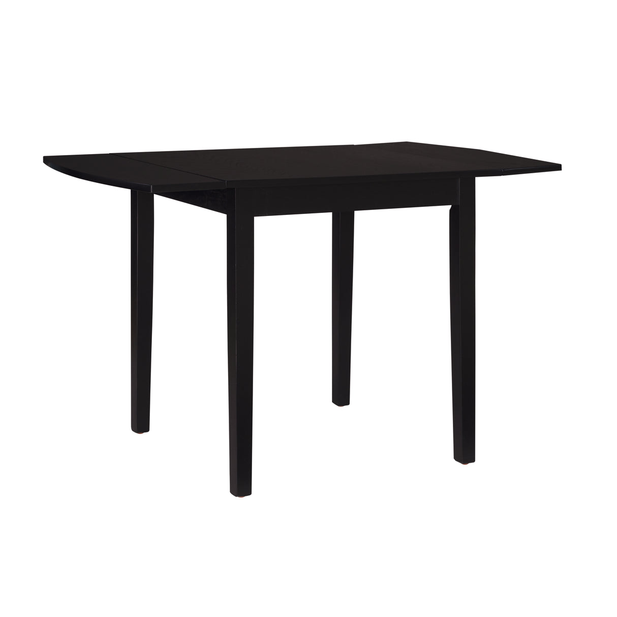 Torino Black Square Drop Leaf Table
