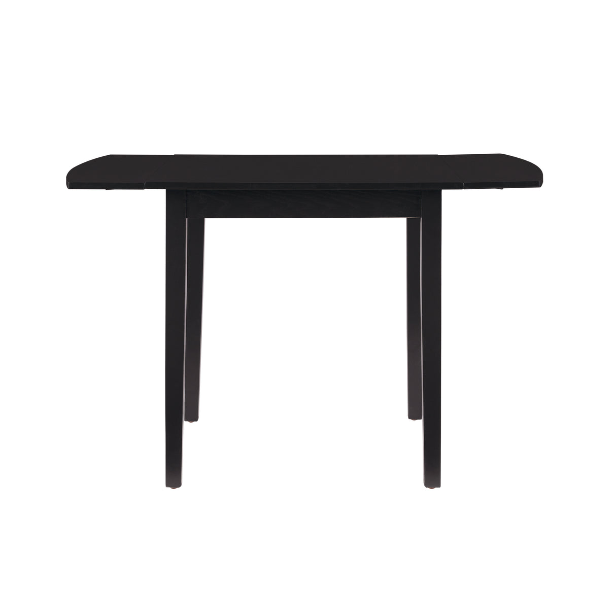 Torino Black Square Drop Leaf Table