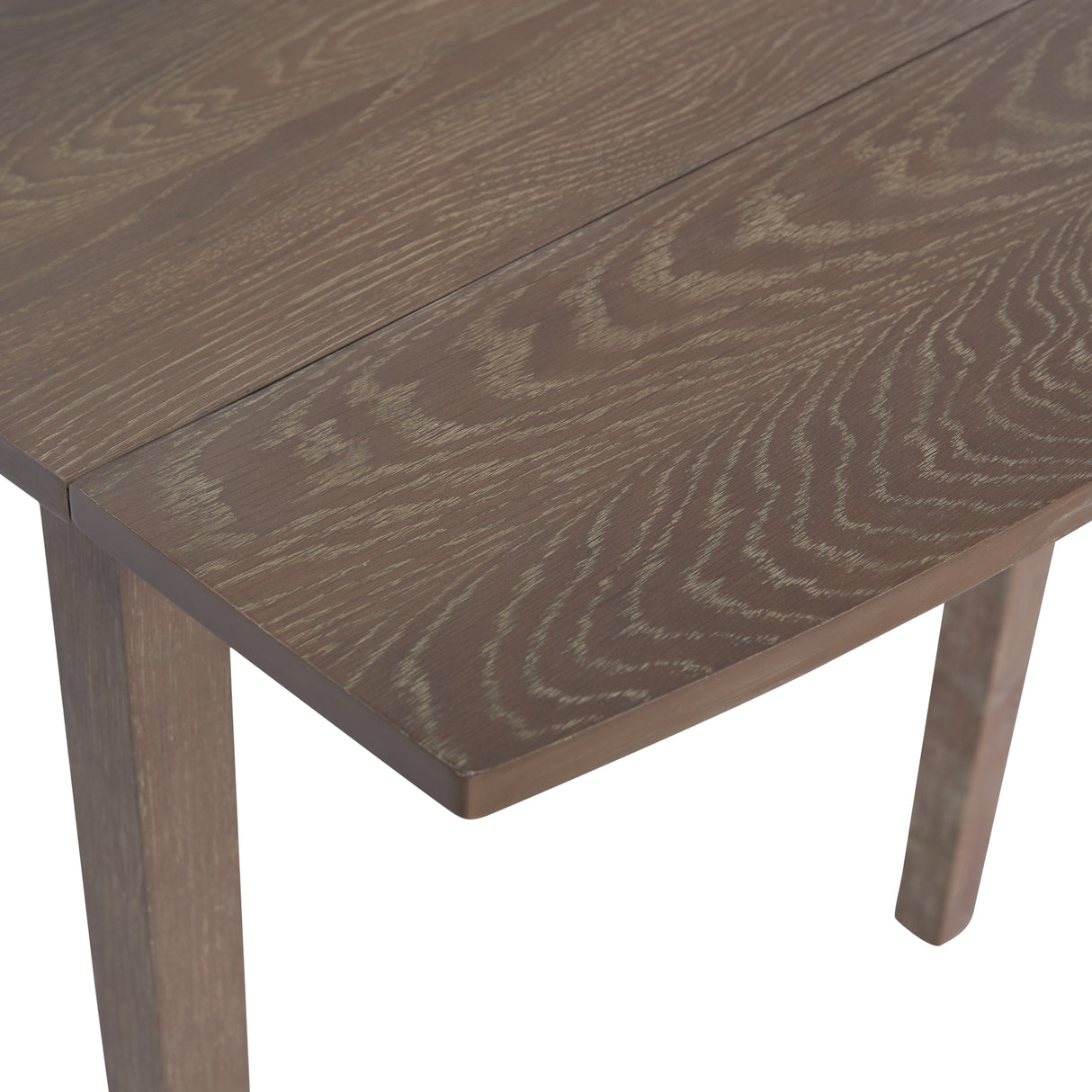 Torino Black Square Drop Leaf Table