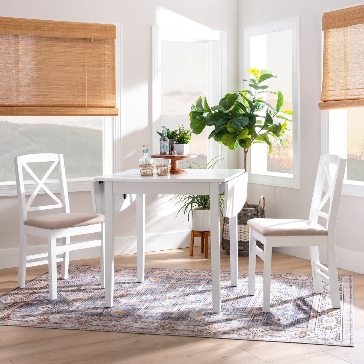 Torino 3 Pc Drop Leaf Dining Set
