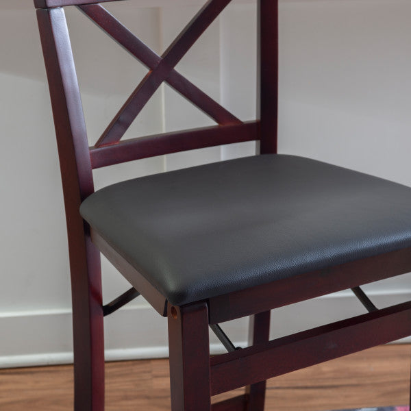 Triena X Back Folding Stool