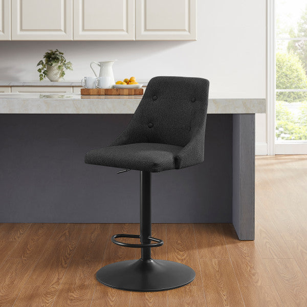 Bruce Gray Adjustable Bar Stool