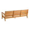 Cannon Teak 2 or 3 Seater Sofa With Cushions