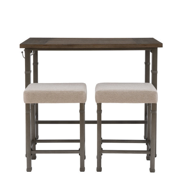 Austin 3 Piece Faux Leather Set