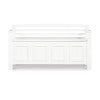 Laredo White Storage Bench
