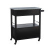 Cameron Kitchen Cart Granite Top