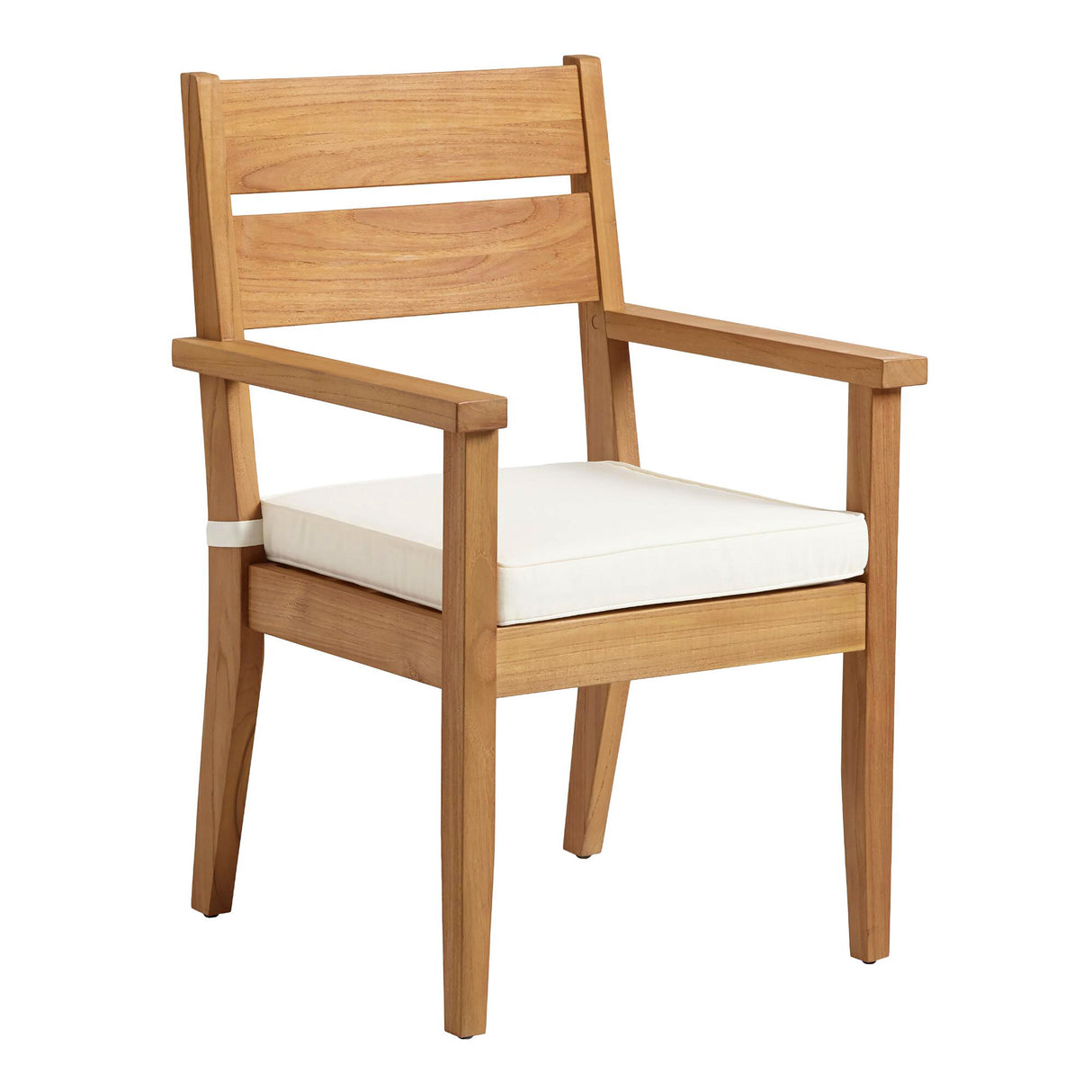Cannon Teak Dining Armchair With Seat Cushion