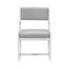 Atlas 2 Position Sled Base Chair White