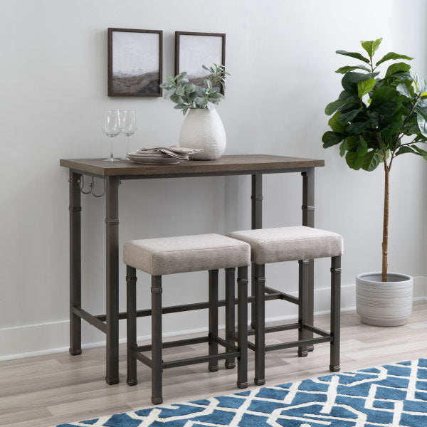 Austin 3 Piece Faux Leather Set