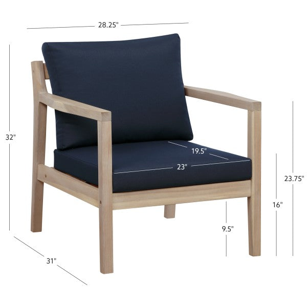 Svana Beige or Navy Side Chair (Set of 2)