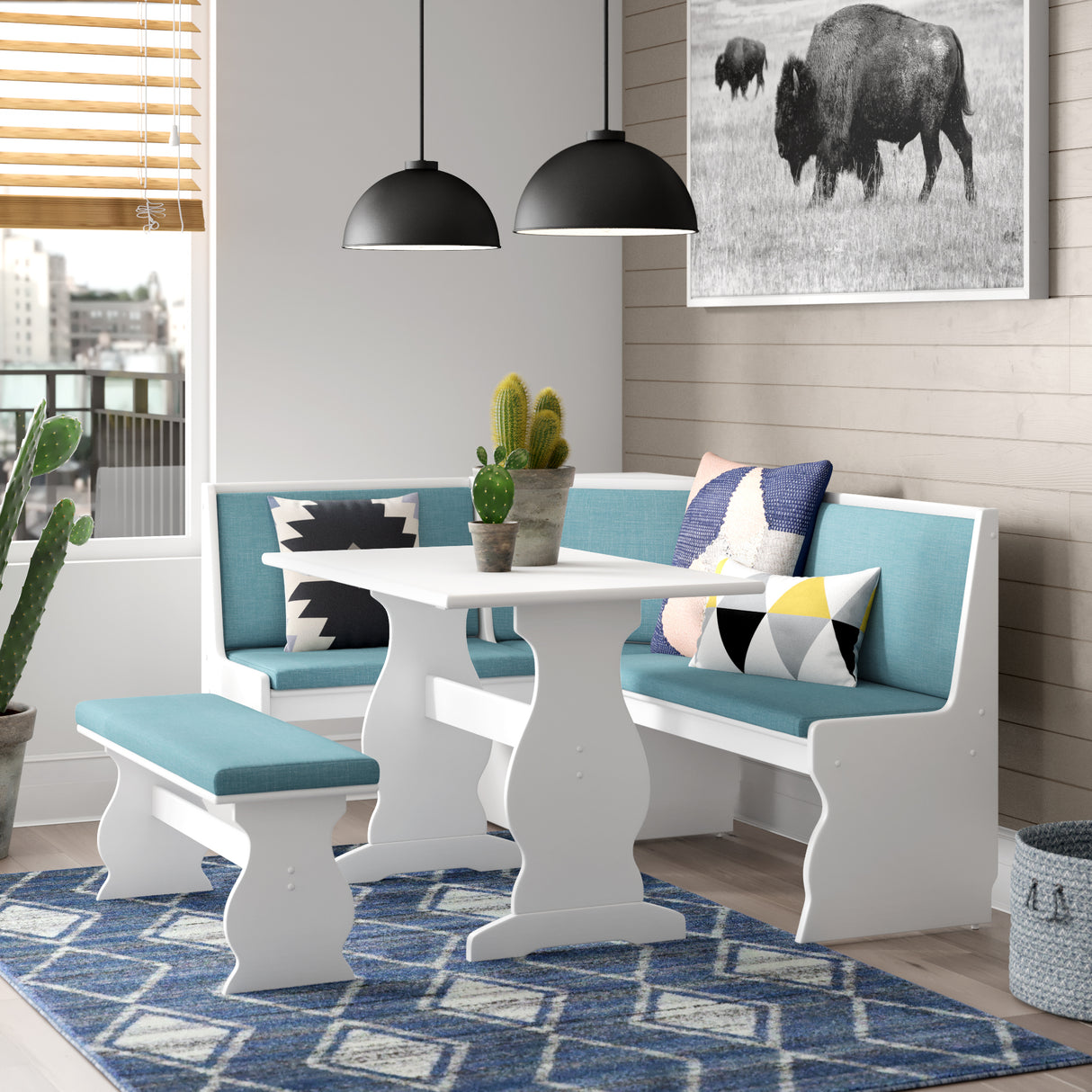 Sierra Upholstered Nook Set