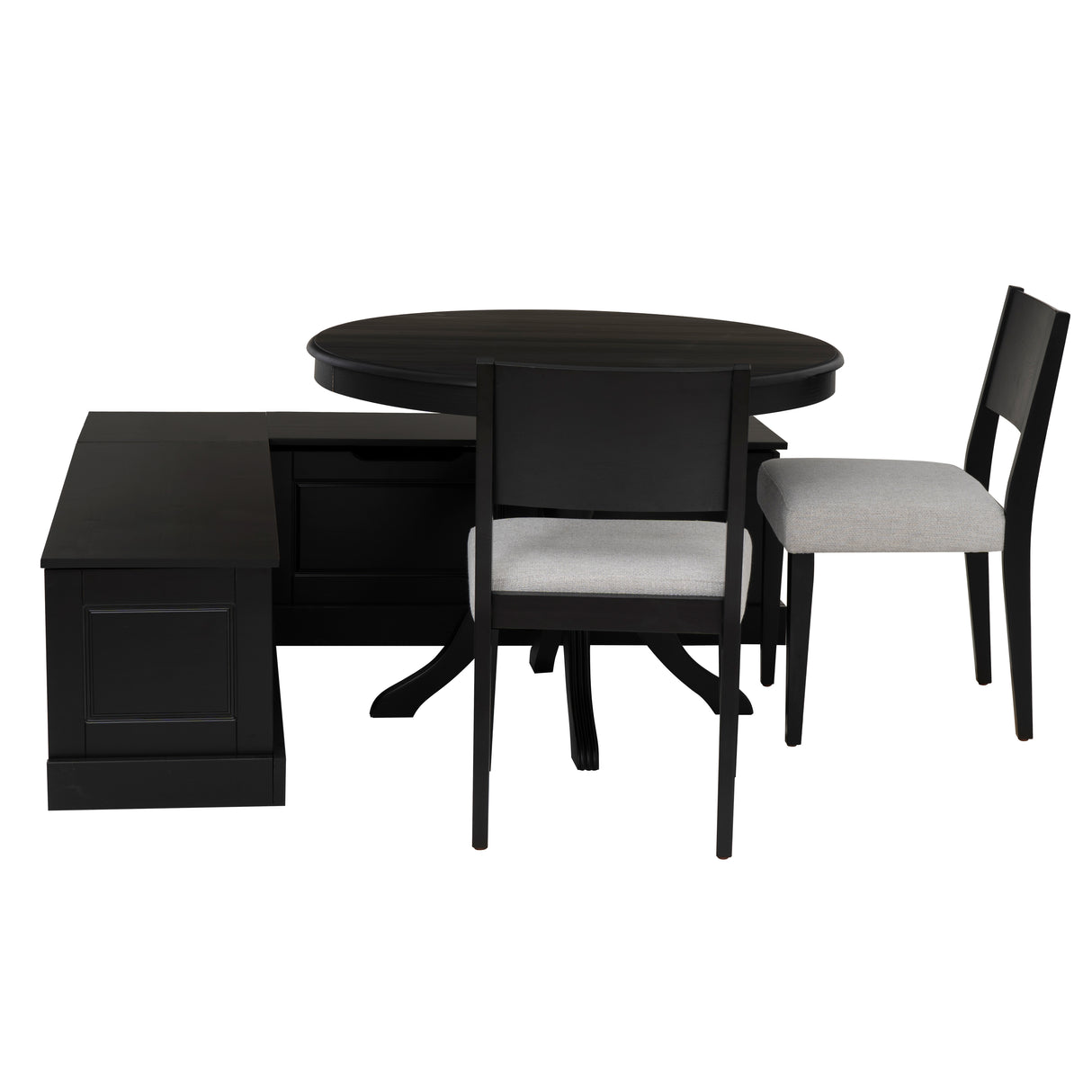 Norah Upholstered 4PC Nook Set