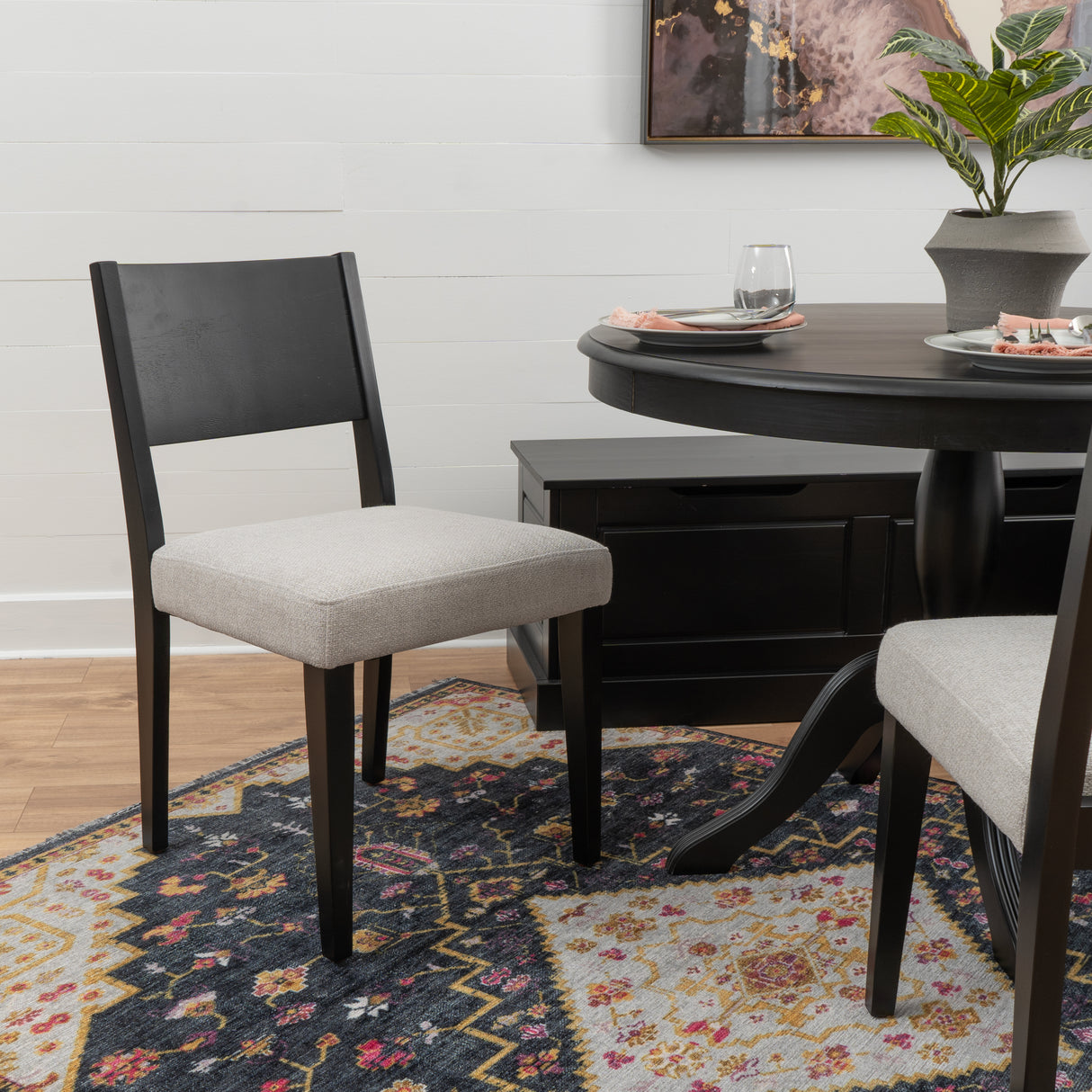 Norah Upholstered 4PC Nook Set