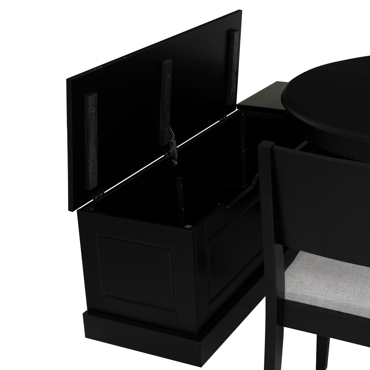 Norah Upholstered 4PC Nook Set