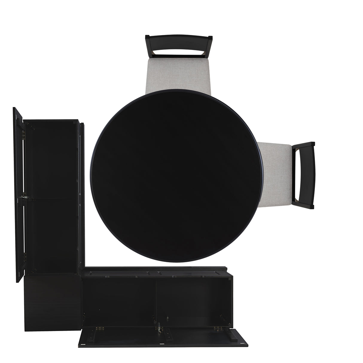 Norah Upholstered 4PC Nook Set