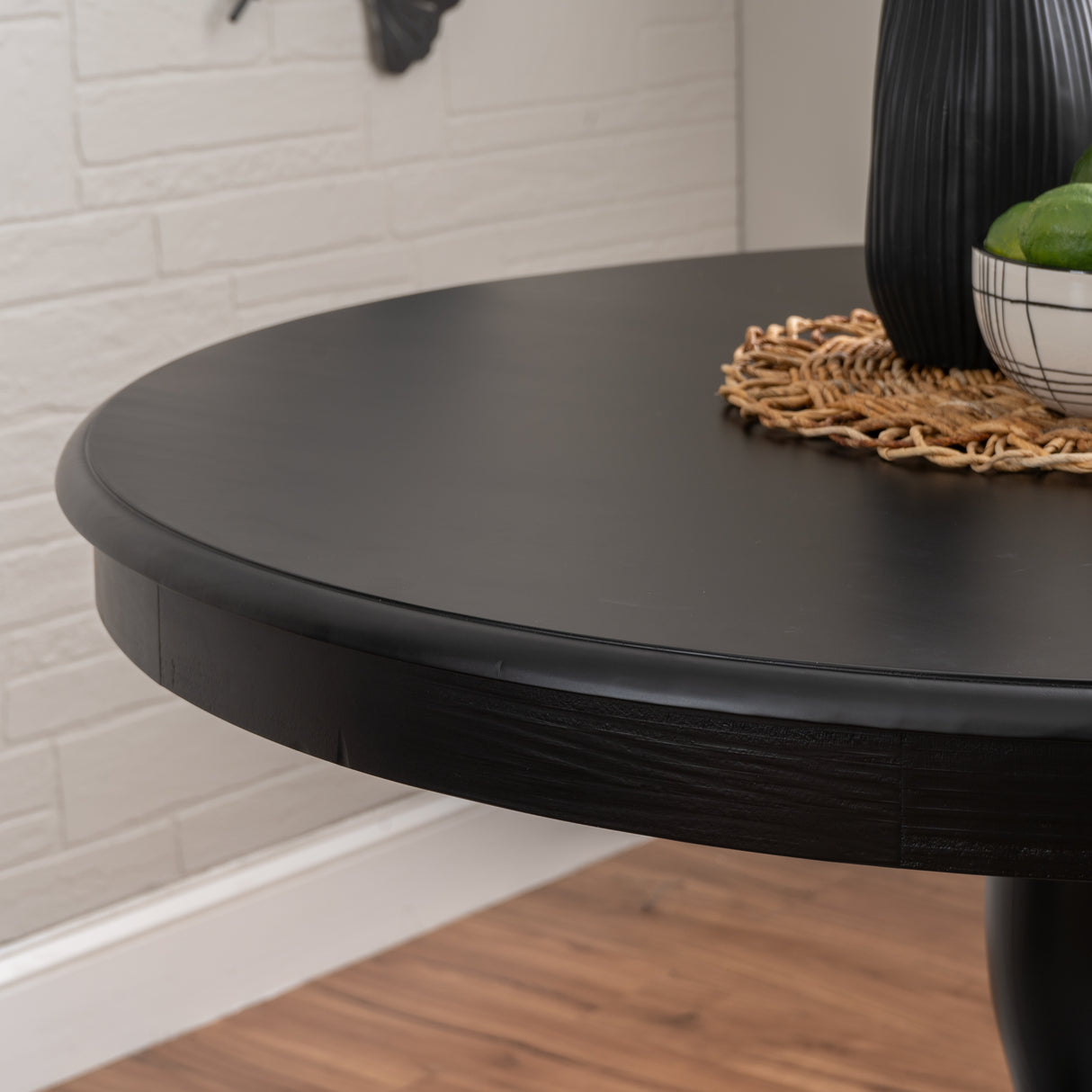 Norah Black Pedestal Table