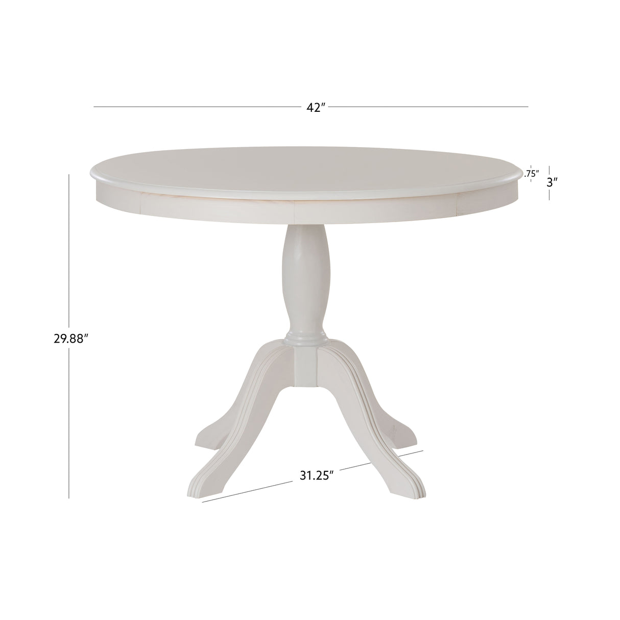 Norah Black Pedestal Table
