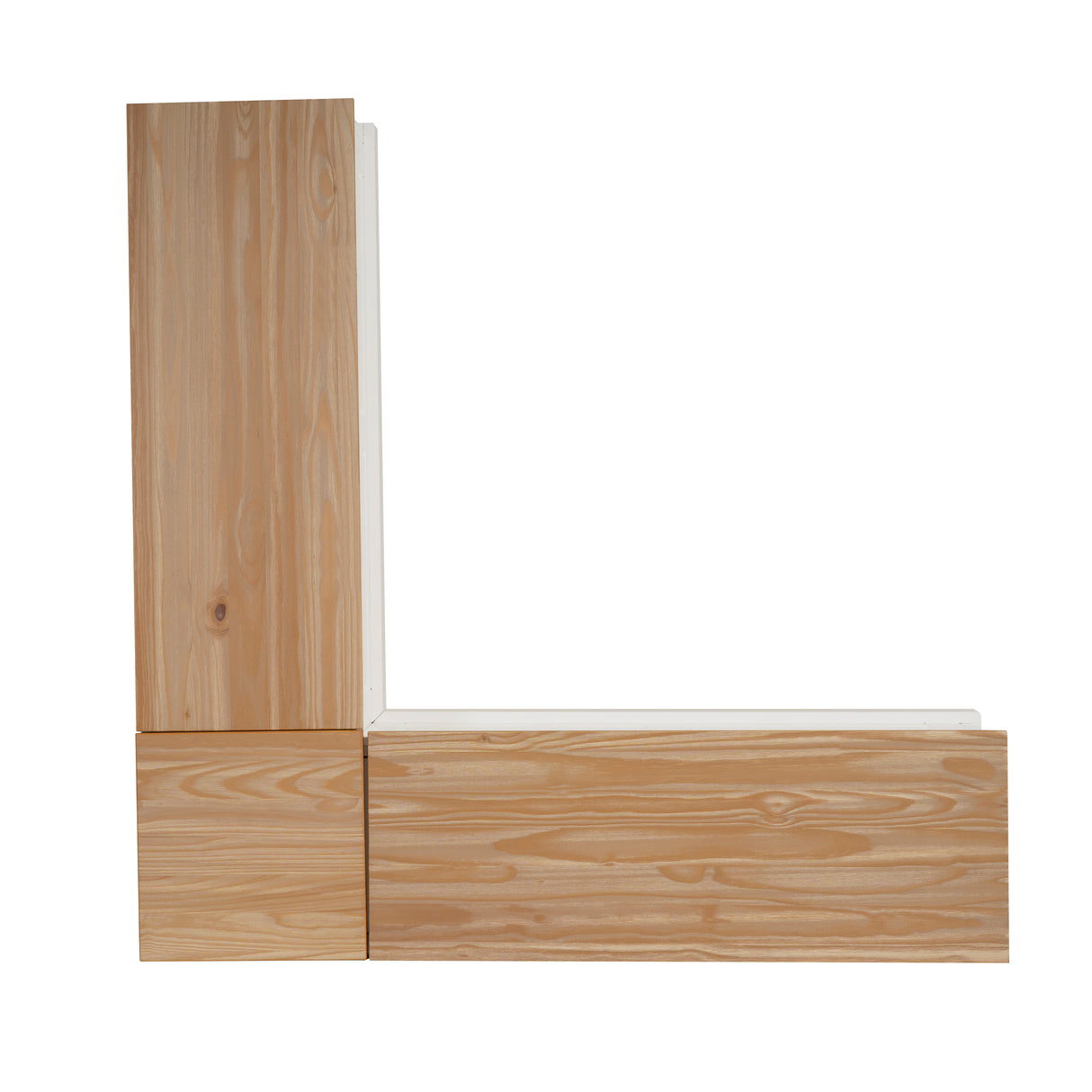 Norah Backless Corner Nook with 5-Piece Cushion Set