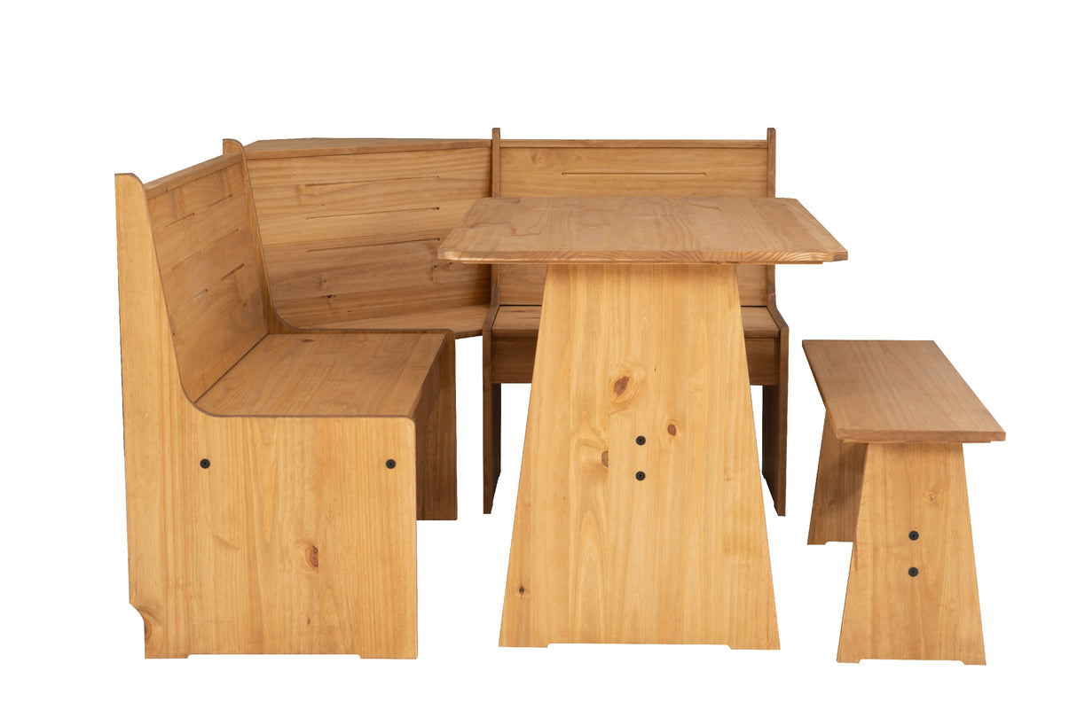 Willow Natural Corner Nook Set