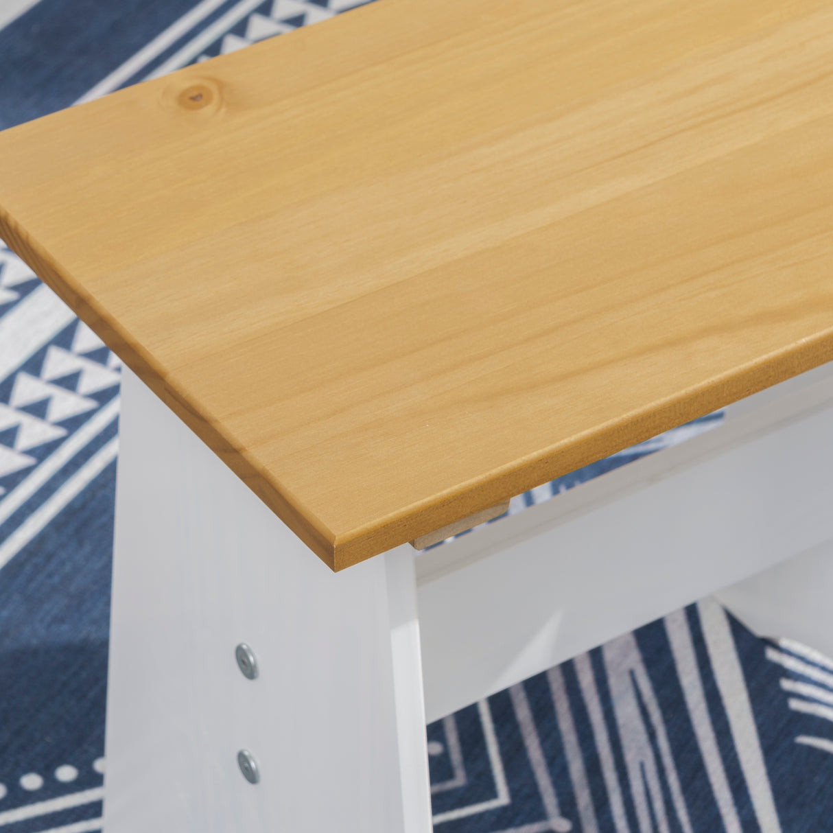 Pender Honey White Large Backless Bench